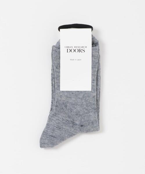 URBAN RESEARCH DOORS（アーバンリサーチドアーズ）の「リネンソックス（ソックス/靴下・レディース・グレー/ネイビー/ベージュ・ONE）」の11枚目の写真