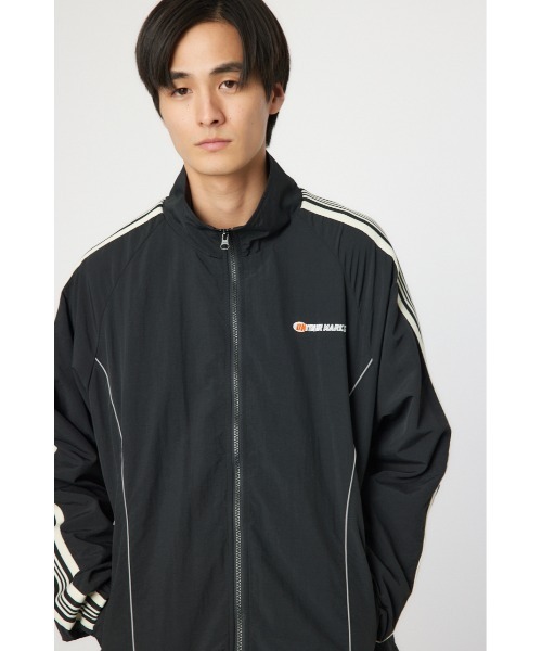 RODEO CROWNS WIDE BOWL(ロデオクラウンズワイドボウル)の「ナイロントラックジャケット(その他アウター・メンズ・ライトグレー/ブラック・MEDIUM/LARGE)」の4枚目の写真