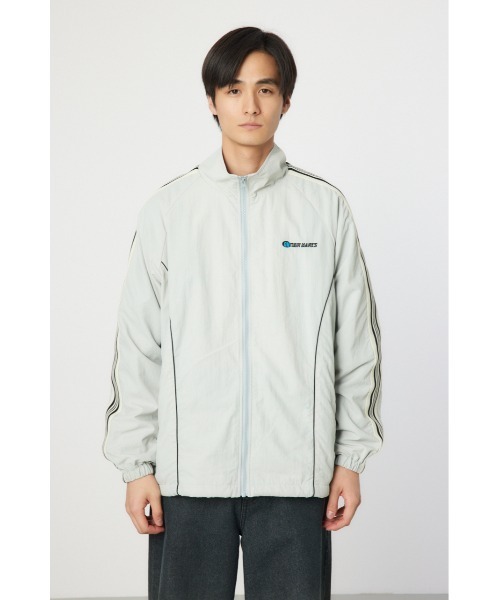 RODEO CROWNS WIDE BOWL(ロデオクラウンズワイドボウル)の「ナイロントラックジャケット(その他アウター・メンズ・ライトグレー/ブラック・MEDIUM/LARGE)」の10枚目の写真