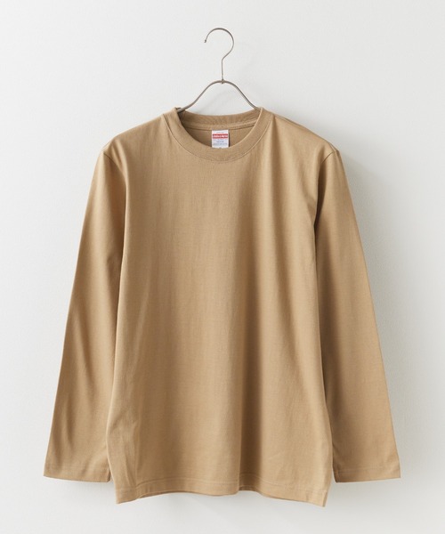 United Athle(ユナイテッドアスレ)の「5.6oz ロングスリーブTシャツ 長袖無地ロンT 5010-01 秋 秋服 2026年秋冬(Tシャツ/カットソー・レディース・サンドベージュ/ネイビー/ホワイト/ダークブラウン/ライム/ライトオリーブ/ピンク/レッド/ブラック/ミックスグレー/ナチュラル/ブルー・S/M/L/XL)」の6枚目の写真