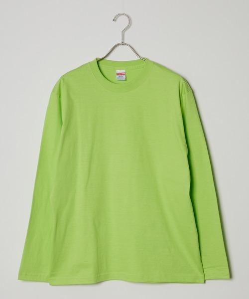 United Athle(ユナイテッドアスレ)の「5.6oz ロングスリーブTシャツ 長袖無地ロンT 5010-01 秋 秋服 2026年秋冬(Tシャツ/カットソー・レディース・サンドベージュ/ネイビー/ホワイト/ダークブラウン/ライム/ライトオリーブ/ピンク/レッド/ブラック/ミックスグレー/ナチュラル/ブルー・S/M/L/XL)」の7枚目の写真