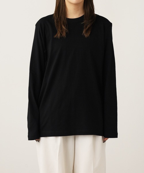 United Athle(ユナイテッドアスレ)の「5.6oz ロングスリーブTシャツ 長袖無地ロンT 5010-01 秋 秋服 2026年秋冬(Tシャツ/カットソー・レディース・サンドベージュ/ネイビー/ホワイト/ダークブラウン/ライム/ライトオリーブ/ピンク/レッド/ブラック/ミックスグレー/ナチュラル/ブルー・S/M/L/XL)」の20枚目の写真