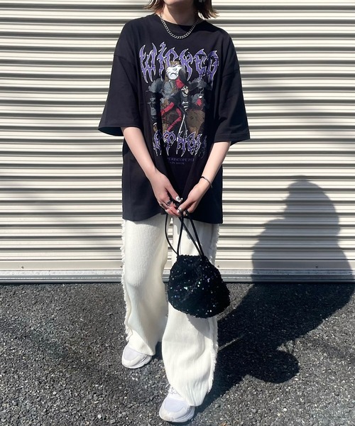 H.TOKYO(エイチトウキョウ)の「H.TOKYO × mimi /スパンコール巾着バッグ(ショルダーバッグ・レディース・ブラック/ブラック×ブルー/シルバーグレー・FREE)」の18枚目の写真