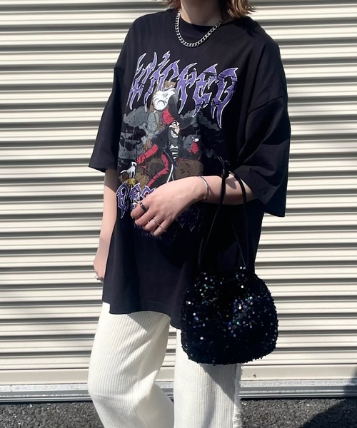 H.TOKYO(エイチトウキョウ)の「H.TOKYO × mimi /スパンコール巾着バッグ(ショルダーバッグ・レディース・ブラック/ブラック×ブルー/シルバーグレー・FREE)」の17枚目の写真