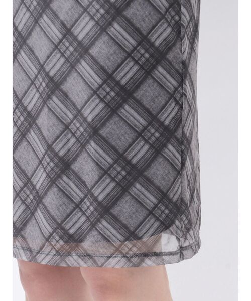 EMODA（エモダ）の「フィットシアースカート（スカート・レディース・グレー/ブルー・FREE）」の8枚目の写真