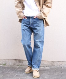 orSlow（オアスロウ）の「orSlow/オアスロウ　ショートレングス 105 スタンダードセルビッジデニム　SHORT LENGTH 105 STANDARD SELVEDGE DENIM 2YEAR WASH（デニムパンツ）」