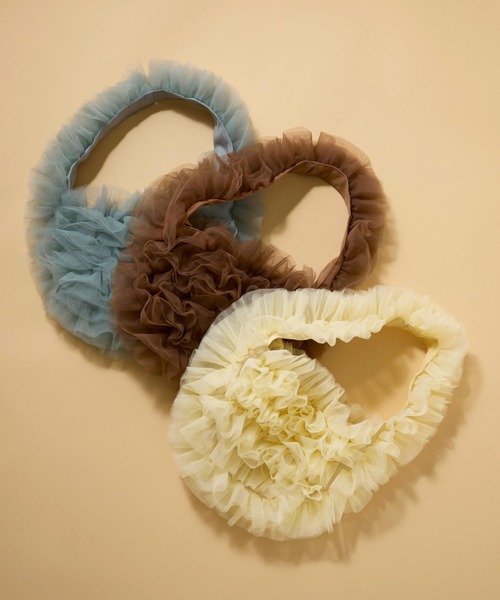 EFOLE(エフォル)の「【ZOZO限定】Tulle one shoulder bag / チュールワンショルダーバッグ(ショルダーバッグ・レディース・ブルー/ブラウン/イエロー・FREE)」の7枚目の写真