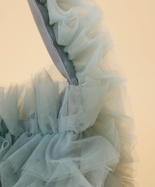 EFOLE(エフォル)の「【ZOZO限定】Tulle one shoulder bag / チュールワンショルダーバッグ(ショルダーバッグ・レディース・ブルー/ブラウン/イエロー・FREE)」の9枚目の写真
