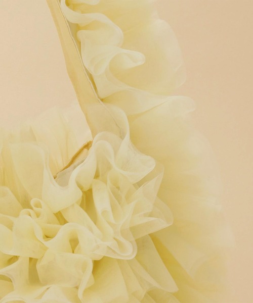 EFOLE(エフォル)の「【ZOZO限定】Tulle one shoulder bag / チュールワンショルダーバッグ(ショルダーバッグ・レディース・ブルー/ブラウン/イエロー・FREE)」の10枚目の写真