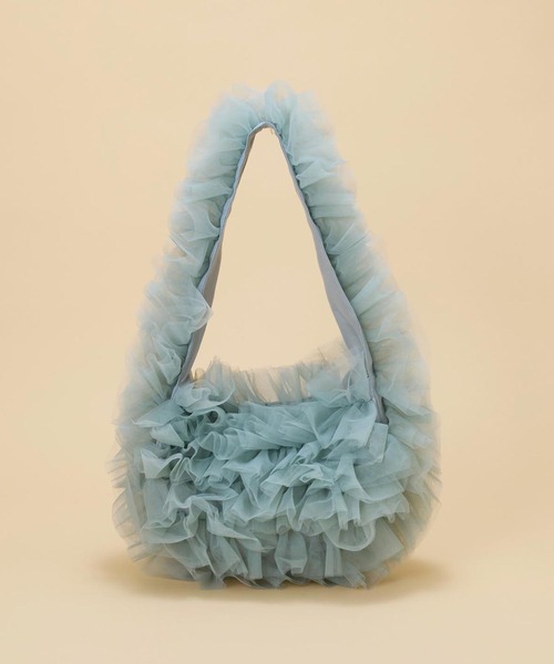 EFOLE(エフォル)の「【ZOZO限定】Tulle one shoulder bag / チュールワンショルダーバッグ(ショルダーバッグ・レディース・ブルー/ブラウン/イエロー・FREE)」の13枚目の写真