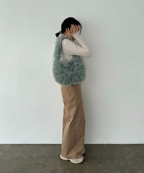 EFOLE(エフォル)の「【ZOZO限定】Tulle one shoulder bag / チュールワンショルダーバッグ(ショルダーバッグ・レディース・ブルー/ブラウン/イエロー・FREE)」の19枚目の写真