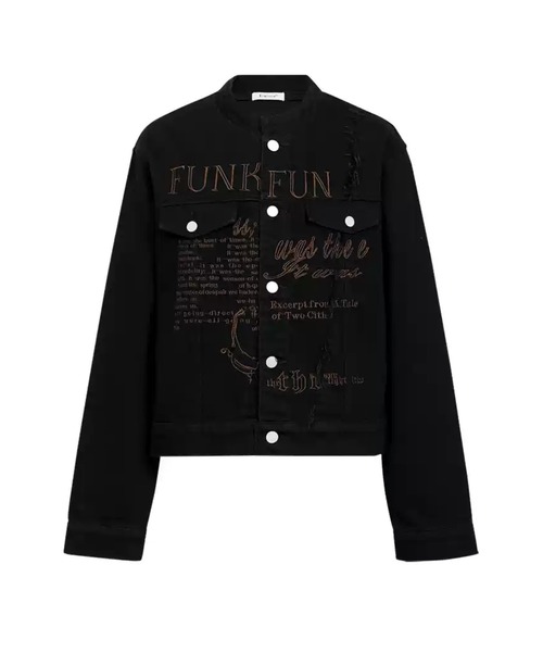 【023】高品質ティンシャ✴︎ ケース付き✴︎オンマニペメフン Shinzone（シンゾーン）】DENIM JACKET(NAVY) デニムジャケット