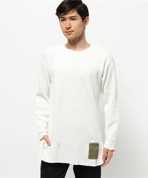 WHO'S WHO gallery | 【Em@//ONE】ロング丈ワッフル(Tシャツ/カットソー)