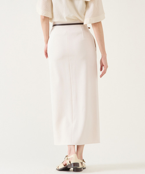 martinique(マルティニーク)の「ブッチャースカート(スカート・レディース・オフホワイト/ベージュ/グリーン・1/2)」の5枚目の写真