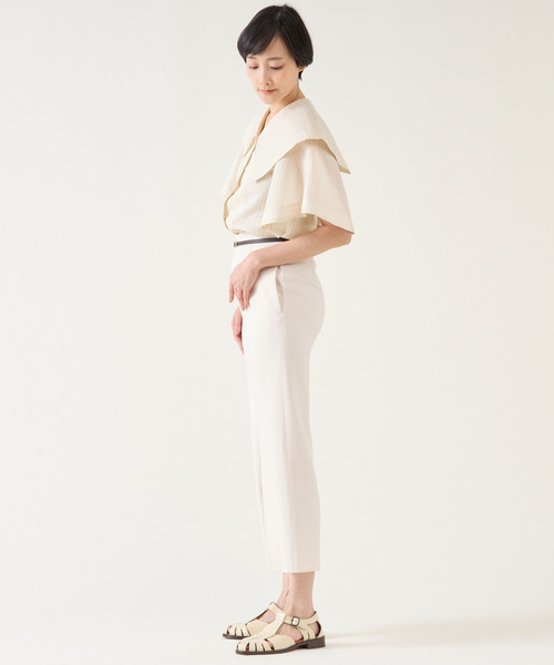 martinique(マルティニーク)の「ブッチャースカート(スカート・レディース・オフホワイト/ベージュ/グリーン・1/2)」の7枚目の写真