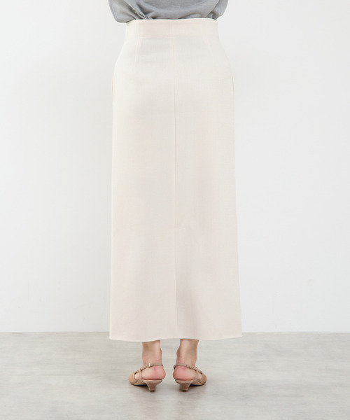 martinique(マルティニーク)の「ブッチャースカート(スカート・レディース・オフホワイト/ベージュ/グリーン・1/2)」の12枚目の写真