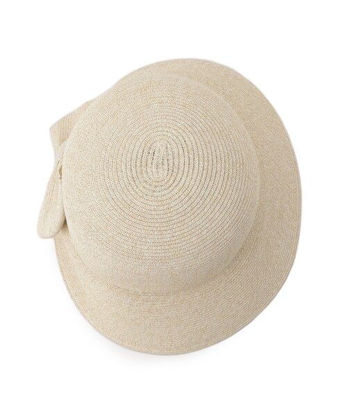 OPAQUE.CLIP（オペークドットクリップ）の「ビッグリボンハット（ハット・レディース・アイボリー/ベージュ・00）」の5枚目の写真