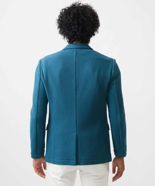 ミッシェルクランオム（MICHEL  HOMME）/ニット編みテーラードジャケット ニット編みテーラードジャケット（テーラードジャケット）｜MICHEL