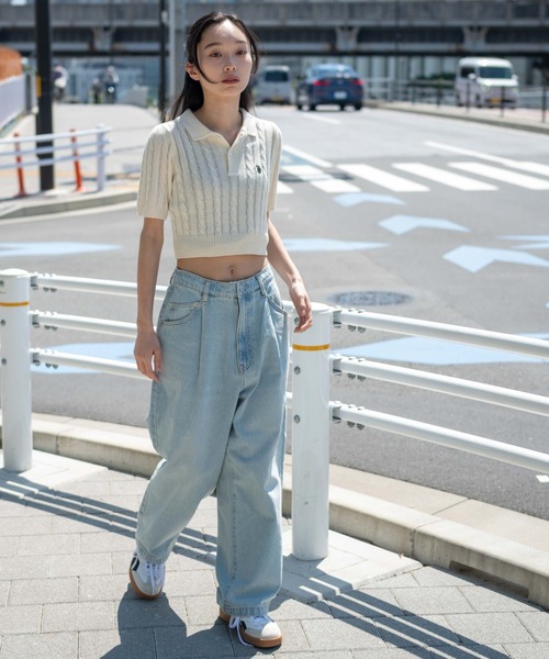 WEGO（ウィゴー）の「WEGO/ルーズテーパードデニムパンツ（デニムパンツ・メンズ・グレー/ライトインディゴブルー/コバルトブルー/ブラック・SMALL/MEDIUM/LARGE）」の12枚目の写真