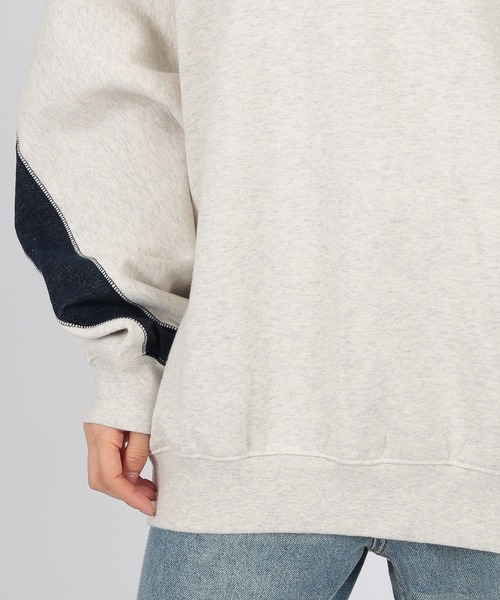 SUWDEE(スーディー)の「line oversize sweat pullover(スウェット・レディース・アイボリー・FREE)」の9枚目の写真