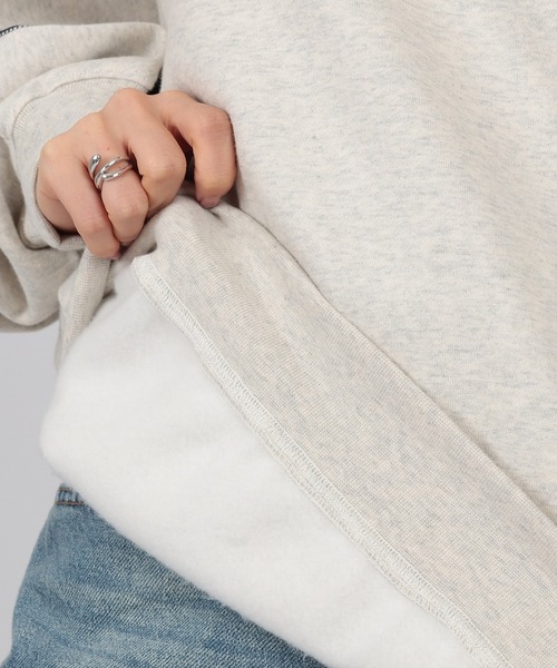 SUWDEE(スーディー)の「line oversize sweat pullover(スウェット・レディース・アイボリー・FREE)」の10枚目の写真