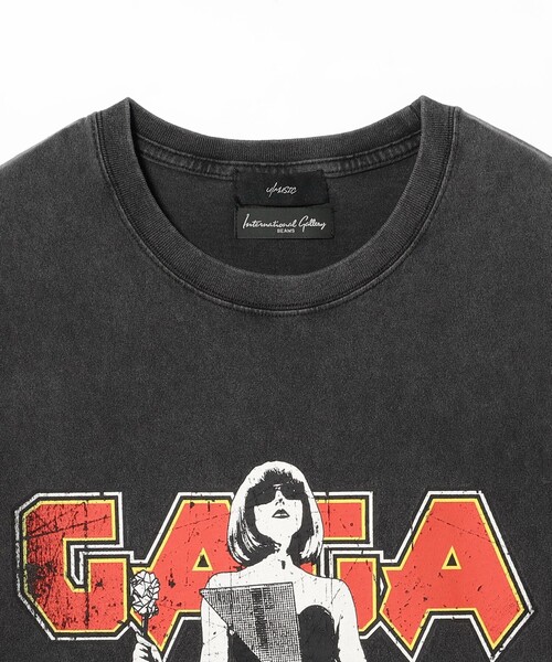 International Gallery BEAMS(インターナショナルギャラリービームス)の「【別注】U/MUSIC × IG / UNDERSONG Lady Gaga グラフィック Tシャツ ②(Tシャツ/カットソー・メンズ・ブラック/ホワイト・M/L/XL/S)」の7枚目の写真