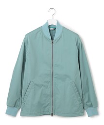 J.PRESS YORK STREET（ジェイプレスヨークストリート）の「【UNISEX】サテンストレッチ MA-1 ブルゾン（ブルゾン）」