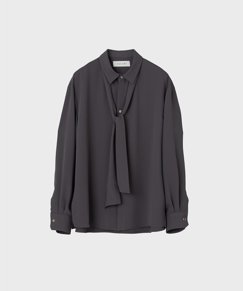 CULLNI クルニ 【UNISEX】 タイプライターボウタイシャツ CULLNI クルニ 【UNISEX】 タイプライターボウタイシャツ