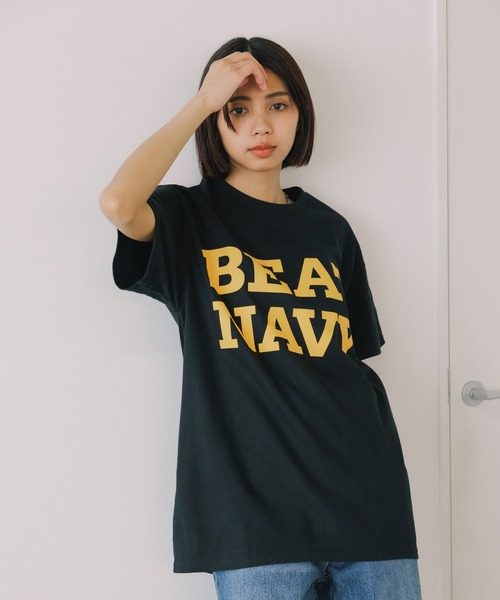 ROOPTOKYO（ループトウキョウ）の「BEAT NAVY TEE 半袖Tシャツ フロントロゴ メンズ 秋物 秋服 2026年秋冬（Tシャツ/カットソー・メンズ・ブラック・M）」の7枚目の写真