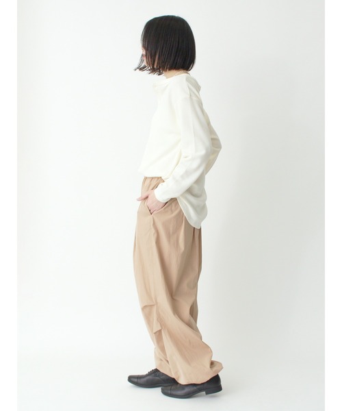 sm2rhythm(サマンサモスモスリズム)の「ワッシャーバルーンパンツ(その他パンツ・レディース・オフホワイト/ブラック/ベージュ・F)」の16枚目の写真