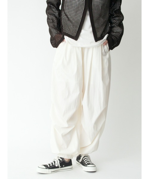 sm2rhythm(サマンサモスモスリズム)の「ワッシャーバルーンパンツ(その他パンツ・レディース・オフホワイト/ブラック/ベージュ・F)」の13枚目の写真