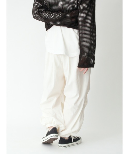 sm2rhythm(サマンサモスモスリズム)の「ワッシャーバルーンパンツ(その他パンツ・レディース・オフホワイト/ブラック/ベージュ・F)」の11枚目の写真