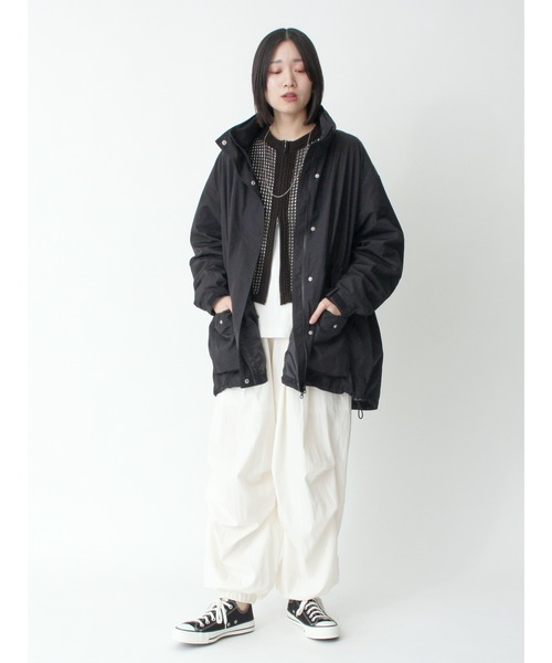 sm2rhythm(サマンサモスモスリズム)の「ワッシャーバルーンパンツ(その他パンツ・レディース・オフホワイト/ブラック/ベージュ・F)」の9枚目の写真