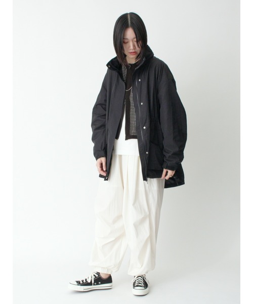 sm2rhythm(サマンサモスモスリズム)の「ワッシャーバルーンパンツ(その他パンツ・レディース・オフホワイト/ブラック/ベージュ・F)」の8枚目の写真