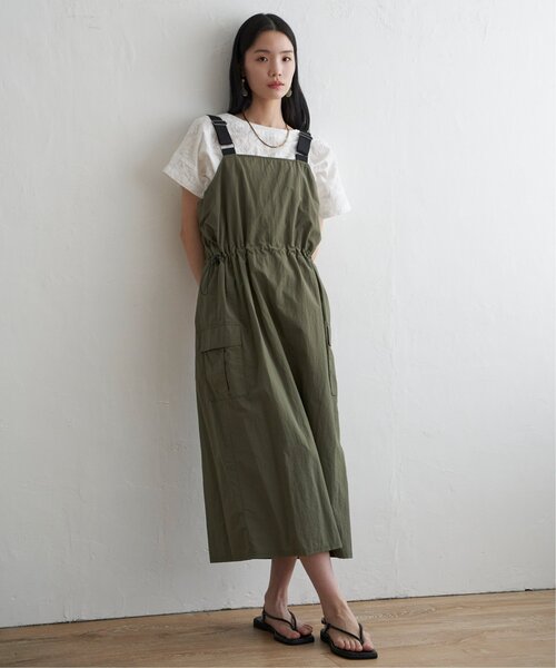 LBC（エルビーシー）の「ナイロンワークジャンスカ（ワンピース・レディース・ブラック/エメラルド・M）」の21枚目の写真