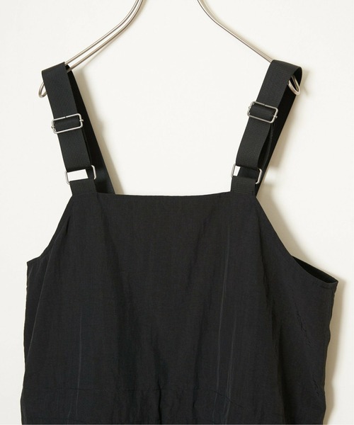 LBC（エルビーシー）の「ナイロンワークジャンスカ（ワンピース・レディース・ブラック/エメラルド・M）」の3枚目の写真