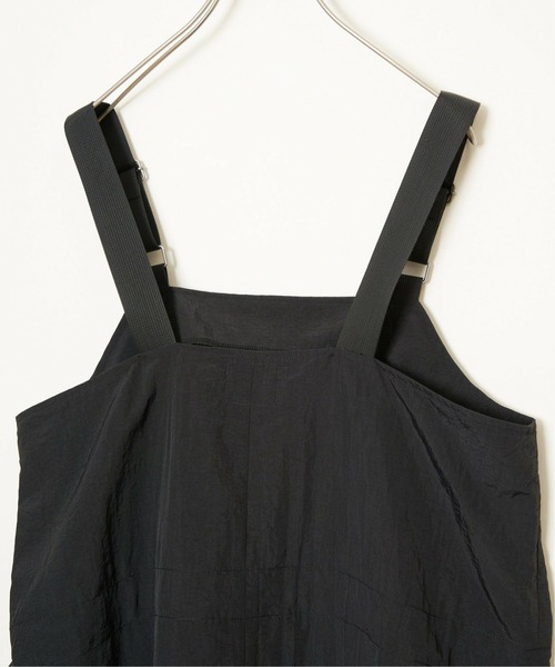 LBC（エルビーシー）の「ナイロンワークジャンスカ（ワンピース・レディース・ブラック/エメラルド・M）」の4枚目の写真