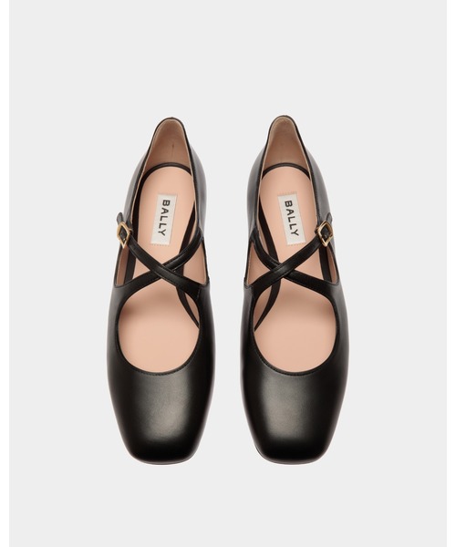 BALLY（バリー）の「BELISKA（バレエシューズ・レディース・ブラック・35/35.5/36/36.5/37/37.5/38/38.5/39）」の3枚目の写真