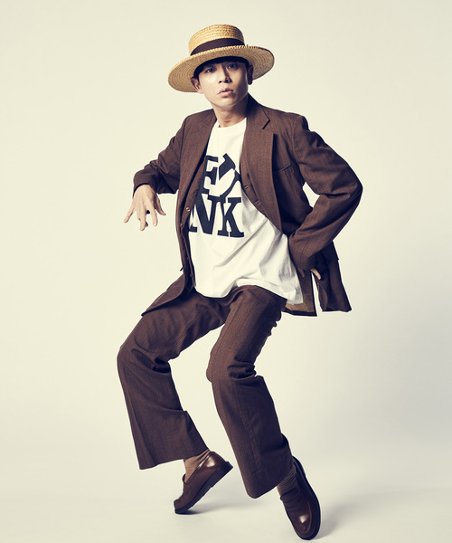 is-ness（イズネス）の「ISNESS MUSIC / イズネス ミュージック FUNK T-SHIRT（Tシャツ/カットソー・メンズ・ホワイト/チャコールグレー・LARGE/MEDIUM）」の2枚目の写真