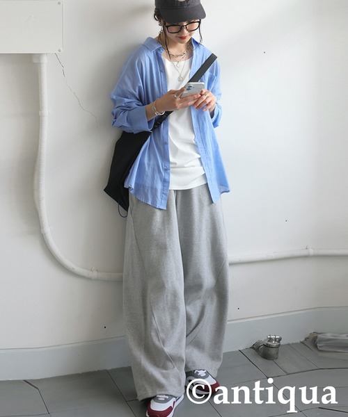 antiqua(アンティカ)の「接触冷感インナータンクトップ(タンクトップ・レディース・ホワイト/グリーン/モスグリーン/チャコールグレー/ブルー/ブラック/モスグリーン系2/グレー系その他/ブルー系その他/ホワイト系その他/ブラック系その他/グリーン系その他・P/R)」の17枚目の写真