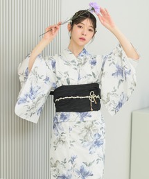 Rebloom | 【下駄付き兵児帯ゆかた5点セット】浴衣・兵児帯・腰紐2本・下駄《夏宵浴衣》(浴衣)