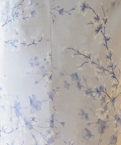 Rebloom（リブルーム Rebloom Reb loom）の「【下駄付き兵児帯ゆかた5点セット】浴衣・兵児帯・腰紐2本・下駄《夏宵浴衣》（浴衣・レディース・ブルー系1/ブルー系2/グレー系/ネイビー系/ブルー系3/ブラック系/ホワイト系1/ホワイト系2・FREE）」の21枚目の写真