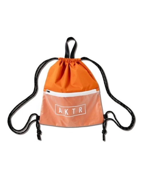 AKTR(アクター)の「AKTR COMBINATION KNAPSACK(アクター コンビネーション ナップサック)(エコバッグ/サブバッグ・メンズ・オレンジ/ブルー・FREE)」の2枚目の写真