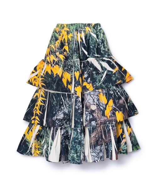NON TOKYO（ノントーキョー）の「DIRECT PRINT RIB GATHER LONG SKIRT（スカート・レディース・ブラック系/イエロー系・FREE）」の13枚目の写真