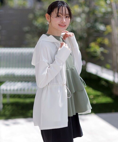 FORME ラッシュガードパーカー チャコールグレー FORME ラッシュガードパーカー チャコールグレー