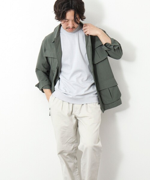 NOLLEY’S(ノーリーズ)の「《ビジカジ対応》セミシルケットスムース ボーダードレスTシャツ 25SS(Tシャツ/カットソー・メンズ・ホワイト系その他/ブラック系その他/ブラック・S/M/L/XL)」の15枚目の写真