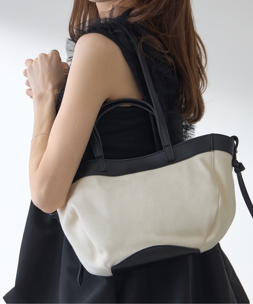 ZOZO限定】合皮キャンバストートバッグ（トートバッグ