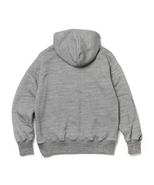 MR.OLIVE（ミスターオリーブ）の「FRENCH TERRY RAFFY COTTON / BUTTON UP HOODY（パーカー・メンズ・杢グレー/オートミール・MEDIUM/LARGE）」の7枚目の写真