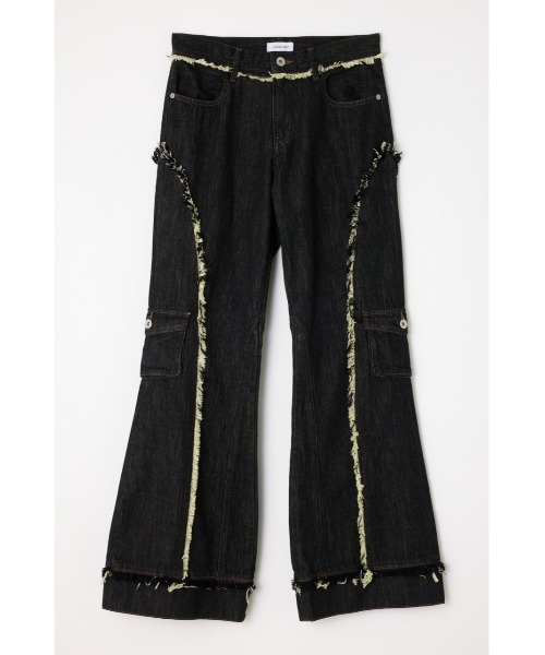 FRINGE LINE FLARE デニム　lagua gem FRINGE LINE FLARE デニム（デニムパンツ）｜LAGUA GEM