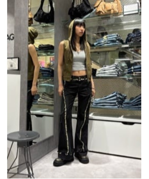 FRINGE LINE FLARE デニム FRINGE LINE FLARE デニム（デニムパンツ）｜LAGUA GEM